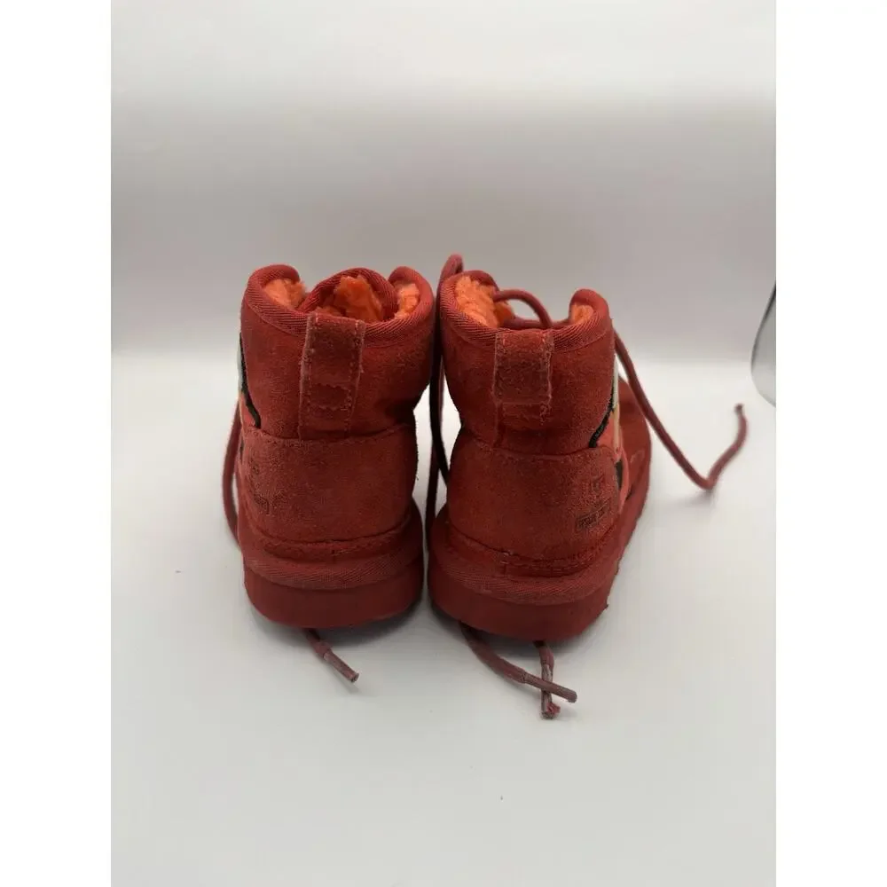 Ugg Seaseme Street Elmo Red Boots Kids Size 2